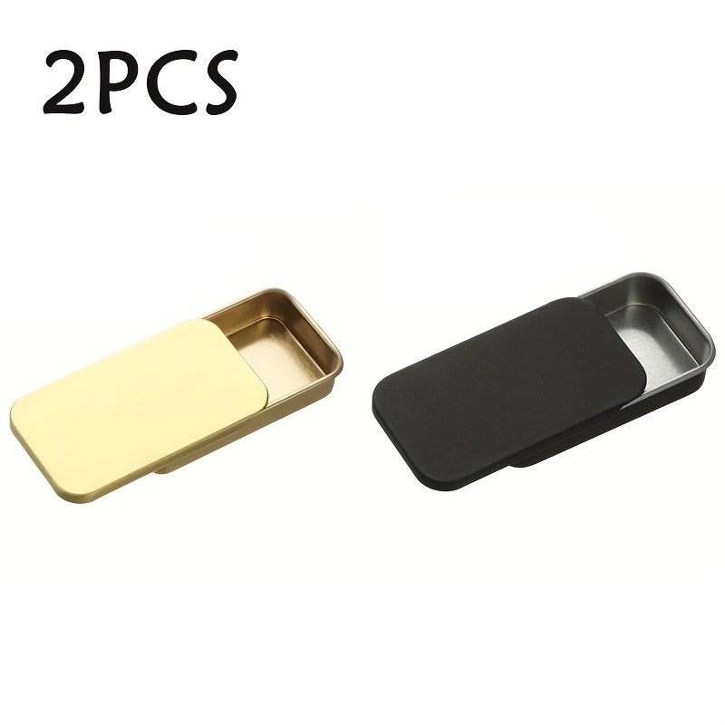 Mini Metal Slide Box for Storage, Portable Design